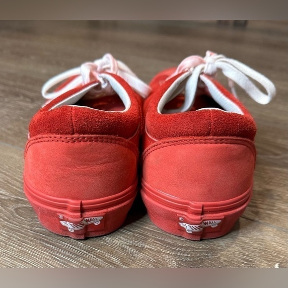 VANS Bold Ni LX Nubuck Suede Racing Red Chili Pepper Ultracush - Picture 6 of 13